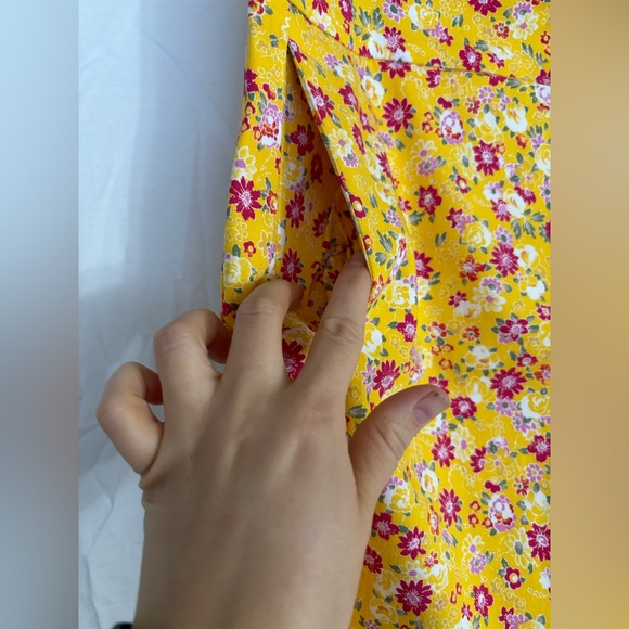 Yellow floral skort - Picture 3 of 5